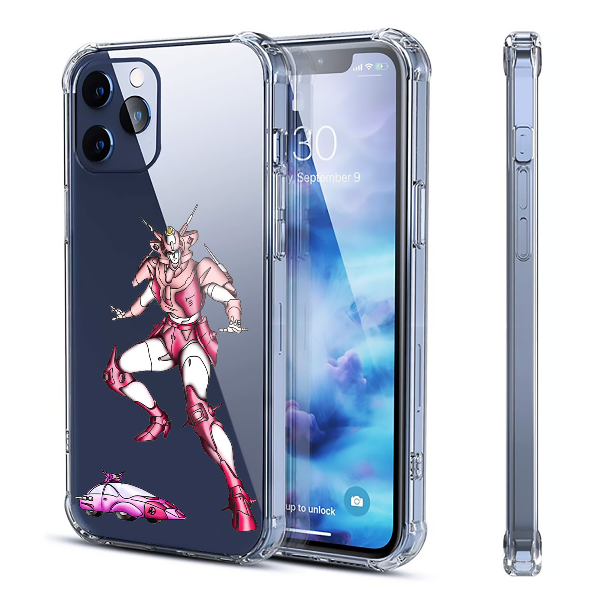 （画像用）  【iPhone 12シリーズ対応】透明スマホケース（クリアソフトケース）